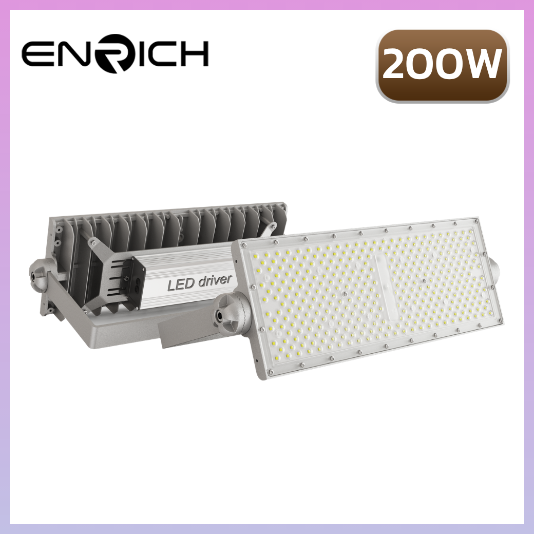 ไฟสปอร์ตไลท์ LED ENRICH 200W รุ่น N-BRICK nor